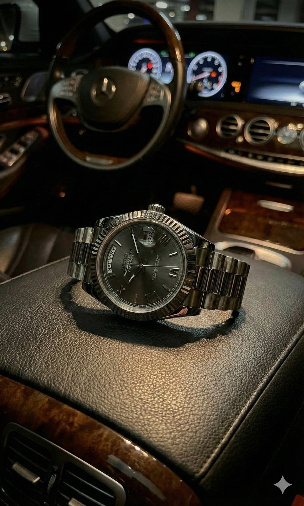 custom daydate seiko mod